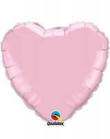 36" Pearl Pink Heart Microfoil Balloon