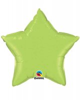 20" Lime Green Star Foil Balloon
