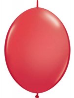 6" Red Quick Link Latex Balloons 50pk