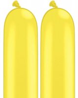 350Q Yellow Modelling Balloons 100pk