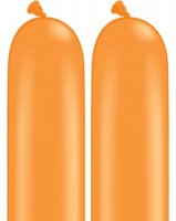 350Q Orange Modelling Balloons 100pk