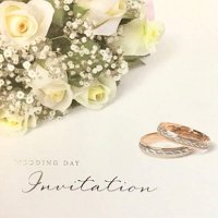 Wedding Day Invitation Cards 6pk