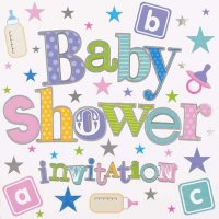 Baby Shower Invitation Cards 6pk