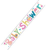 Baby Shower Holographic Banner