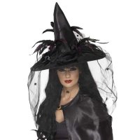 Deluxe Witch Hats Black
