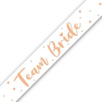 Team Bride Metallic Banner