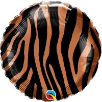 18" Tiger Stripes Pattern Foil Balloons