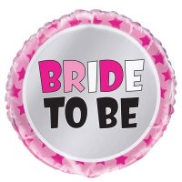 18" Pink Bride To Be Foil Balloons
