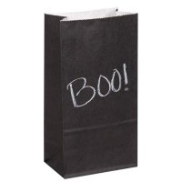 Black Chalk Paper Bags x8