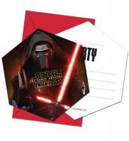 Star Wars The Force Awakens Party Invitation x6