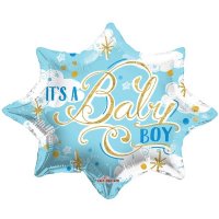 20" Its A Baby Boy Blue Foil Balloons
