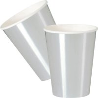 Silver Paper Cups 8pk