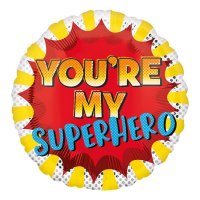 18" You're My Superhero Foil Balloons