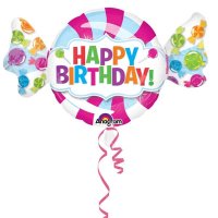 Sweet Shop Happy Birthday Supershape Balloons