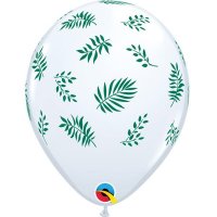 11" Tropical Greenery Latex Balloons 25pk