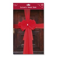 Red Luxury Christmas Door Bow