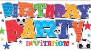Birthday and Ages Invitations