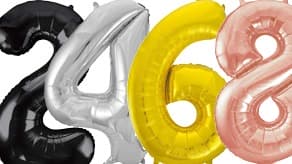 (image for) Unique Number Balloons