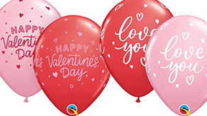 Valentines & Love Latex Balloons
