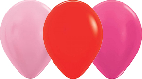 Sempertex Valentines Plain Latex Balloons